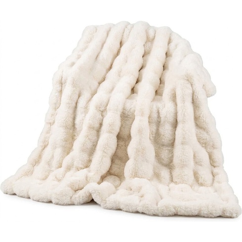 Obojstranná deka BP1W-1515, 150 x 150 cm, biela - N