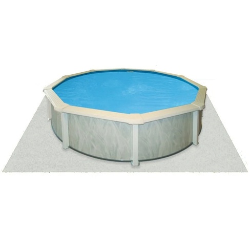 Interlinová podložka pre okrúhly bazén, Ø 460 cm, 100g/m², biela - N