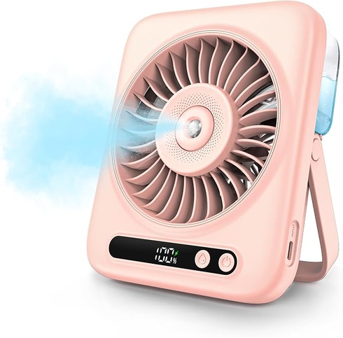 Stolný ventilátor Kssvzz P12 ružový