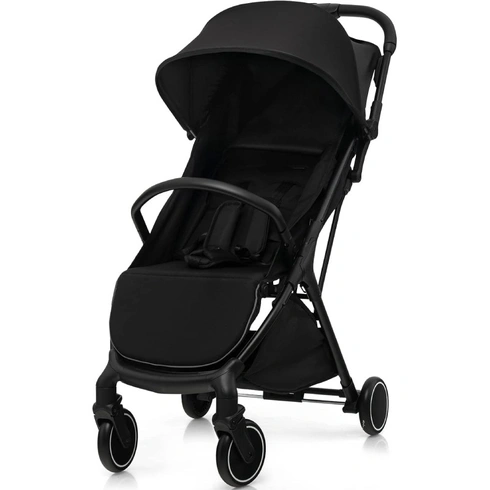 Detský kočík 100MAX39, polohovacie operadlo 115 - 170 °, do 15 kg, čierny - N