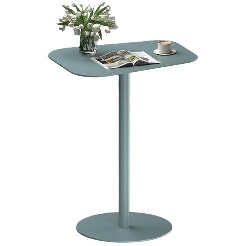 Odkladací stolík H1GB-V2, 50 × 38 × 65 cm, modro/sivá - N
