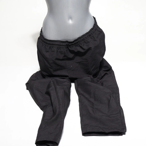Pánské tréninkové kalhoty Adidas Aeroready Essentials Stanford s otevřeným lemem, černé, střední