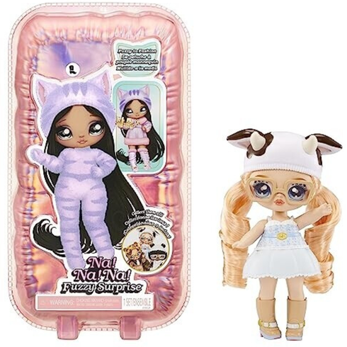Bábika Fuzzy Surprise Cow Girl, 17 cm, viacfarebná - N