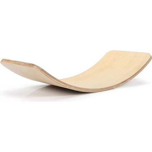Drevená balančná doska SP37303NA, 90 x 40 cm - A