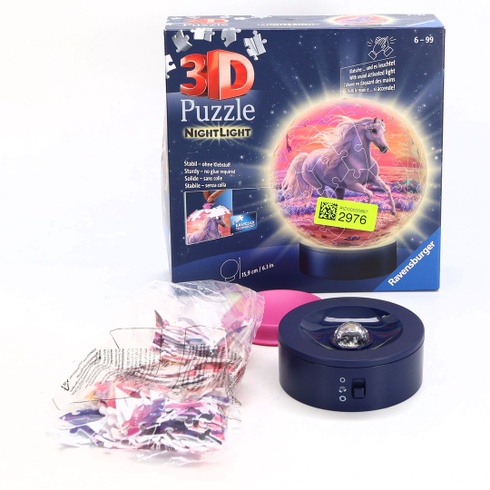 3D puzzle Ravensburger Kôň Nočné svetlo