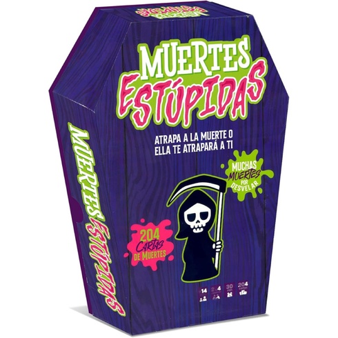Kartová hra Muertes Estupidas, 2-4 hráči, od 8 rokov, Španielsky jazyk - N