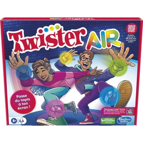 Spoločenská hra Twister Air s AR aplikáciou, 8 pásikov, viacfarebná - N