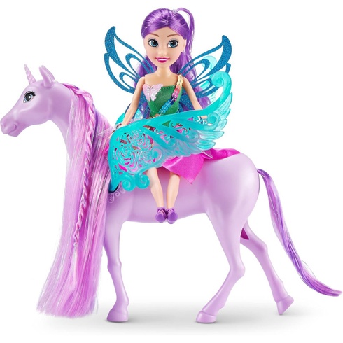 Hrací set Sparkle Girlz víla s koníkom, 38 x 29 x 11 cm, viacfarebná - N
