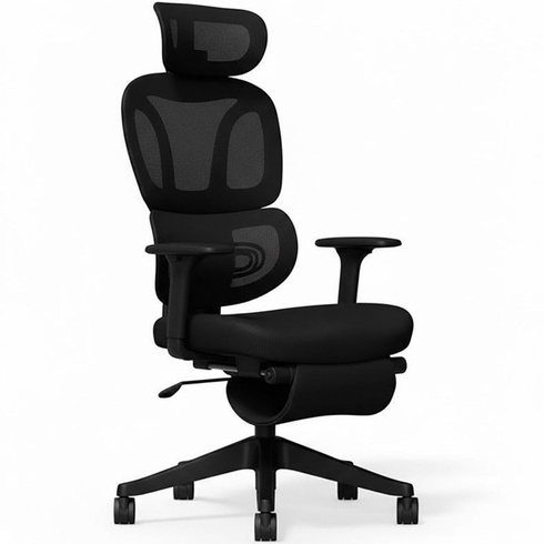 Ergonomická kancelárska stolička BS5BB-PRO, čierna - N