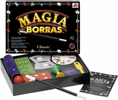 Kúzelnícka sada Magia Borras, 50 trikov, ŠPANIELSKY JAZYK - N
