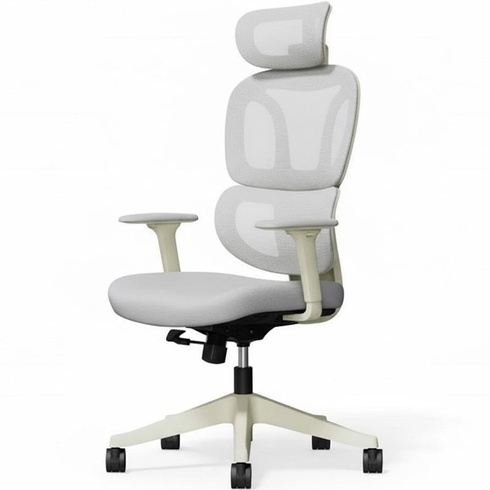 Ergonomická kancelárska stolička BS5, sivá - B