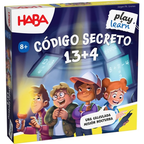 Dosková hra Geheimcode 13+4 pre 2-4 hráčov, od 8 rokov, počítanie 1-20, NEMECKÝ JAZYK - N