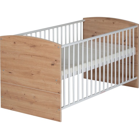 Kombinovaná detská posteľ, 70 x 140 cm, buk - A