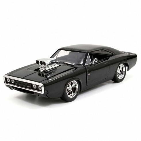 RC auto Dodge Charger 1970 Rýchlo a zbesilo 1:24, 18 cm, čierne - N