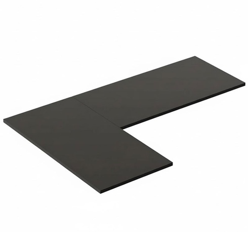 Stolová doska PR18012-Black-FSC-V2, 180x120 cm, čierna - B
