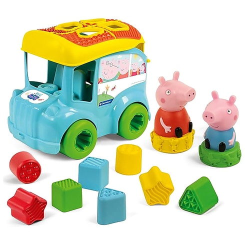 Formovací autobus pre najmenších s Peppa Pig, 17886, Multicolor - N