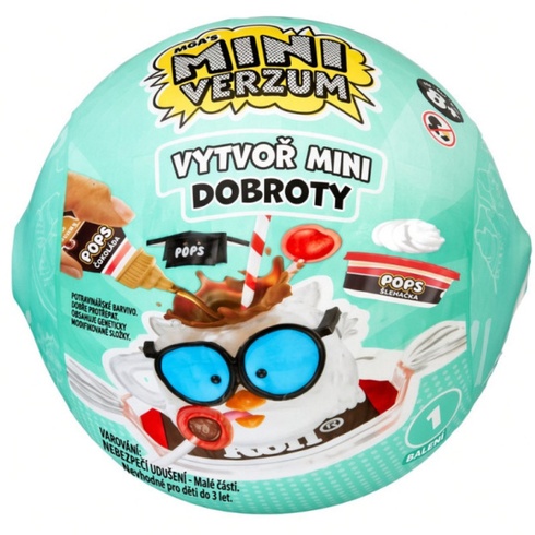 Zberateľská mini sada Miniverse Make It Mini Treats, pochúťky, tyrkysová - N