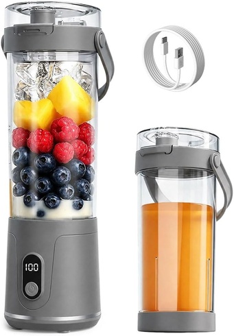 Prenosný mixér KUWUNG sivý 600 ml