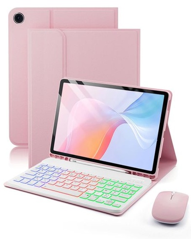 Puzdro s klávesnicou a myšou pre Samsung Galaxy Tab A9+ Plus (2023)/Tab A11+ Plus (2025), 11 palcov,