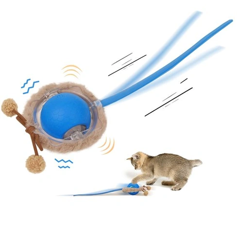 Pet Prime Inteligentná interaktívna lopta pre mačky – Automatická hračka, Dobíjacia cez USB – 3