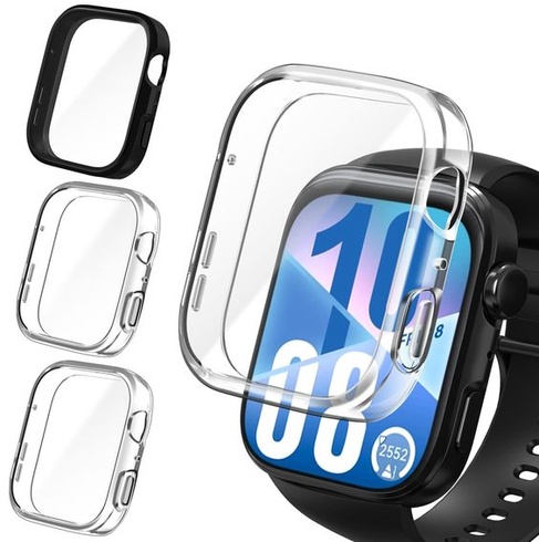 Ivoler 3dielne puzdro s ochranou obrazovky pre Huawei Watch Fit 4, plné krytie, nárazuvzdorné a