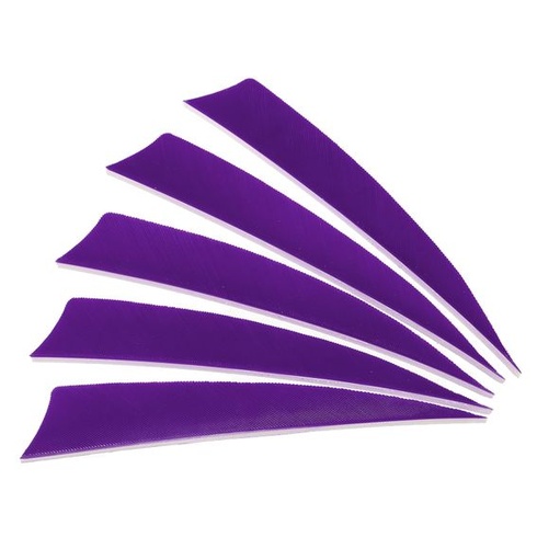 PATIKIL Arrow Feathers, Arrow Türkiye Fletching, Ľavé krídlo na streľbu na terč, fialové, 4 palce