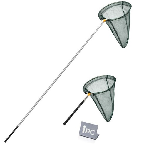 Sieťka na motýle Kingrol s krúžkom 30 cm, hĺbkou 50 cm, výsuvnou rukoväťou až do 147 cm - odolná a