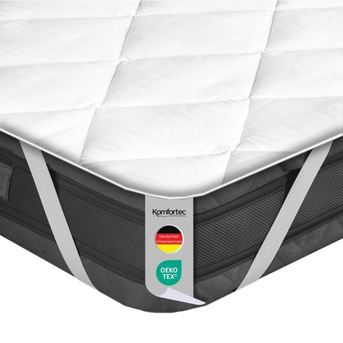Chránič matraca Komfortec Soft 200x200 cm | Priedušný a mäkký poťah na matrac | Certifikácia Oeko-TEX