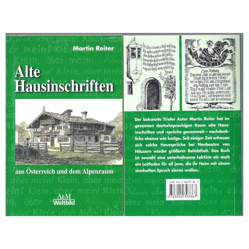 Martin Reiter: Alte Hausinschriften