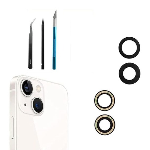 Šošovka zadnej kamery 13/13 Mini, Náhrada za sklo zadnej kamery pre iPhone 13/iPhone 13 Mini s