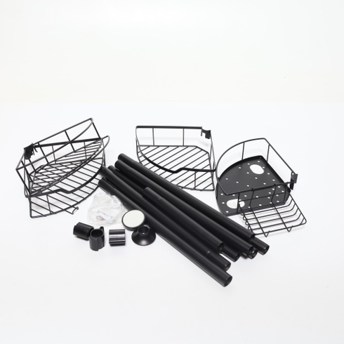 Teleskopický regál PureJoy 81–312 cm čierna