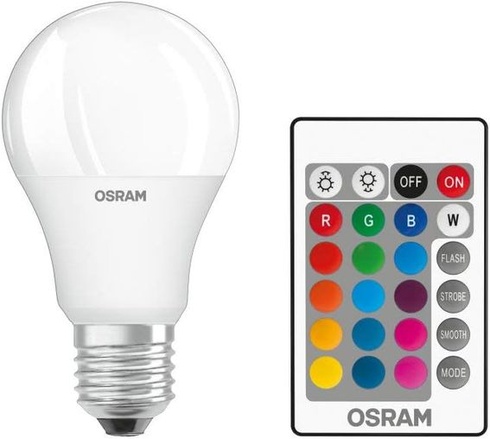 LED žiarovka OSRAM STAR+ RGBW s päticou E27