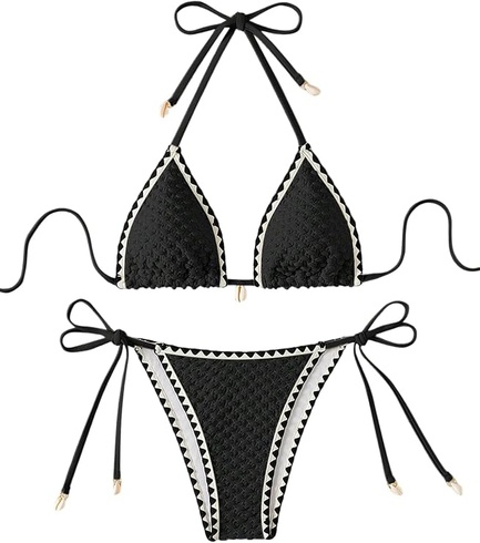 Dámske bikiny GORGLITTER 2dielne vel.L čierna