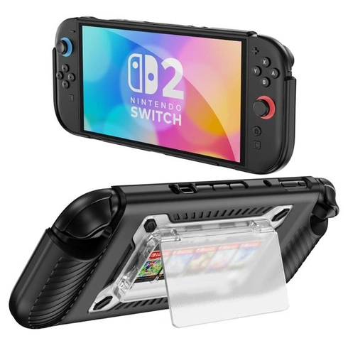 Kompatibilní s pouzdrem Nintendo Switch 2 (2025), ochranný kryt vojenské třídy odolný proti nárazům