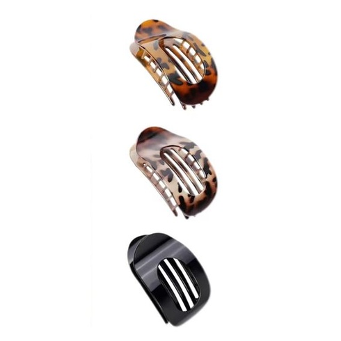 3 sponky do vlasov s kačacím zobákom, jednoduché elegantné dámske sponky do vlasov, 4 kusy (1 balenie)