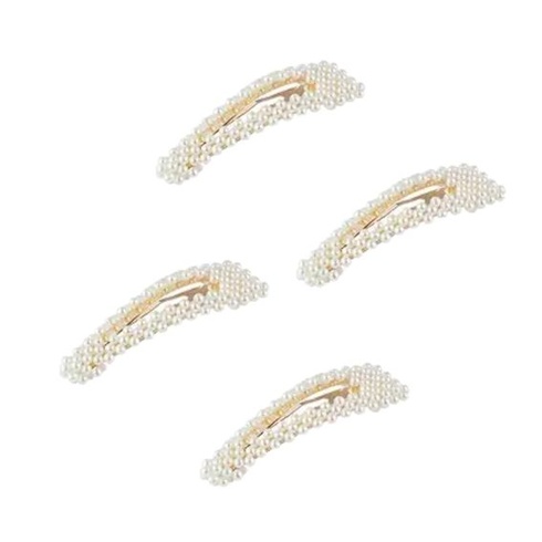 Sponky a barretky do vlasů s korálky, velké, 3,3 cm, vlasové doplňky pro ženy, dívky a děti,