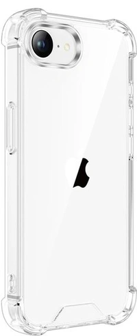Ochranný kryt Captor pre iPhone 17e / 16e, priehľadný, TPU, silikónový, flexibilný, nárazník pre