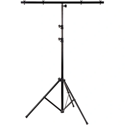 Stojan na osvetlenie Showlite LS250, s priečnou tyčou, čierny - B