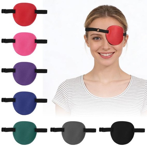 7 farebných očných klapiek pre deti (7 farieb)