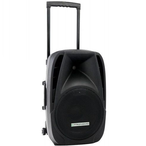 Aktívny box s akumulátorom, MP3, bluetooth, 200 W, čierny - B