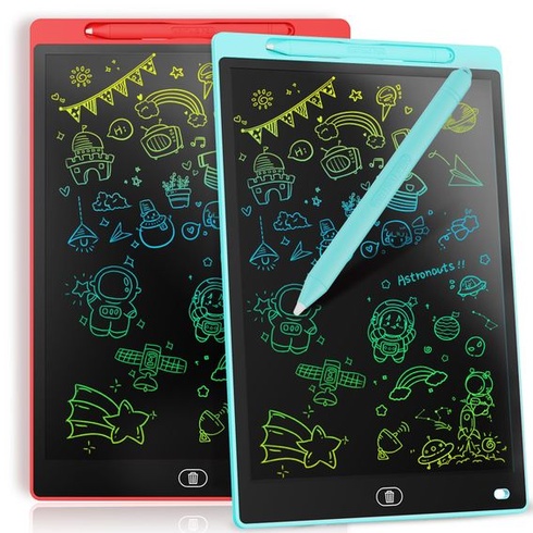 [2 KS] 12palcový LCD psací tablet, Genialba barevný LCD psací tablet, elektronický tablet, grafický