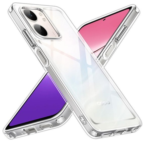Priehľadný kryt ivoler pre Oppo A5x s nežltnou HD ochranou, [vojenská ochrana], nárazuvzdorný kryt