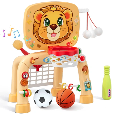 HYES Sada 3 v 1 dětský basketbalový koš