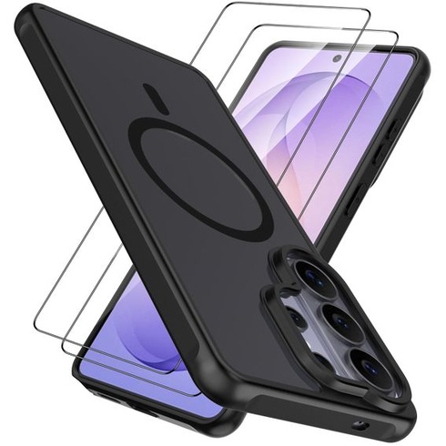 Magnetické pouzdro AOKUMA pro Samsung Galaxy S26 Ultra MagSafe, se 2 ochrannými skly z tvrzeného