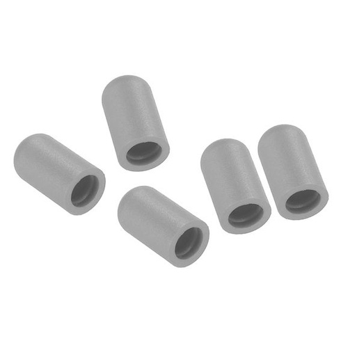 PATIKIL 5dielny tlmič paličiek, vnútorný priemer 6 mm, dĺžka 17 mm, tichý hrot, sivý