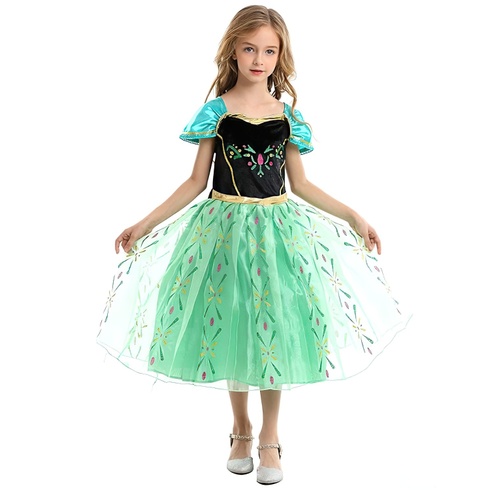 Detský kostým ANNA Frozen Premium 122-128 L