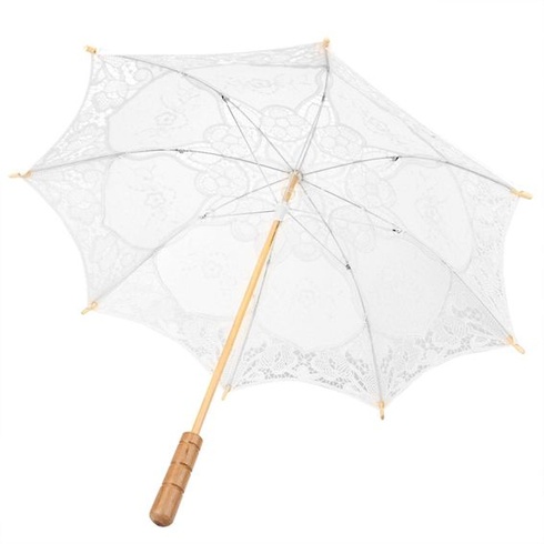 Čipkový dáždnik svadobný Buachois Ø 60 cm