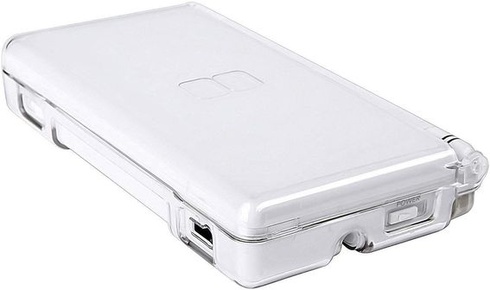Kompletný kryt/púzdro pre Nintendo DS Lite NDSL, náhradné diely pre opravy krytu (priehľadné)