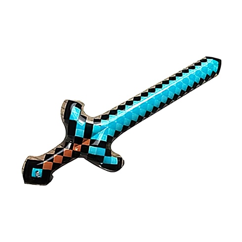Diamantový meč Minecraft 60 cm nafukovací