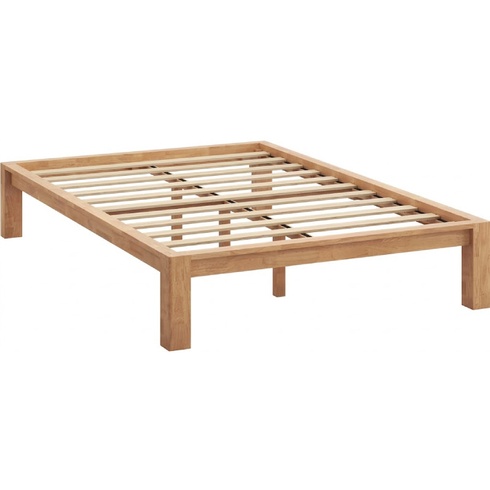 Rám postele z masívneho dreva BF6-RB-M-1420, 140 x 200 cm, prírodný - A